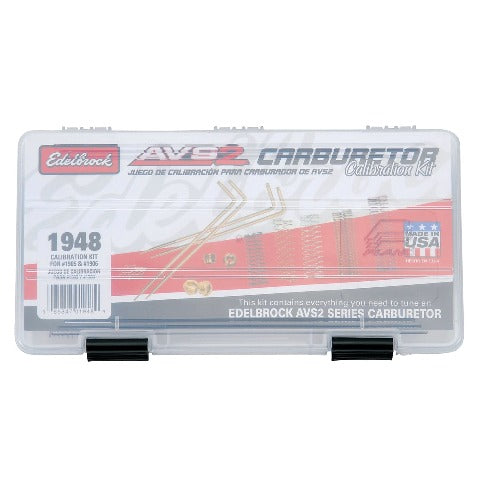 Edelbrock 1948 CALIBRATION KIT, AVS2 650 SERIES 1905 and 1906