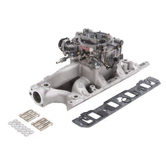 Edelbrock 2033 MANIFOLD and CARB KIT PERF RPM AIR GAP SBF 289-302 NATURAL FINISH