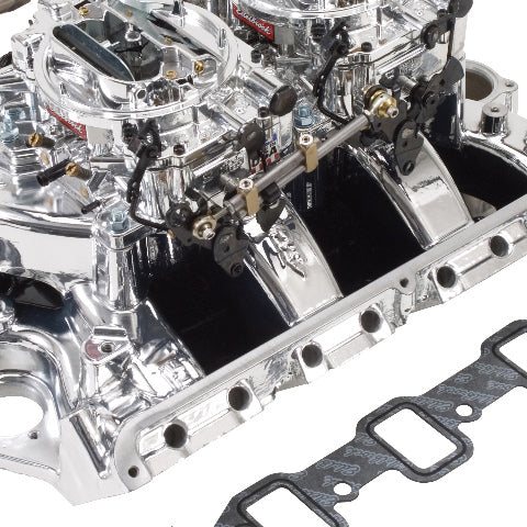 Edelbrock Single-Quad Manifold and carb Kit for Big-Block Ford FE PN. 20374