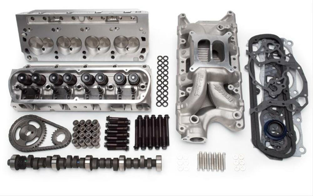 Edelbrock 2044 PWR PKG TOP END KIT RPM FOR 390-454 FORD FE 1961-76 418+HP