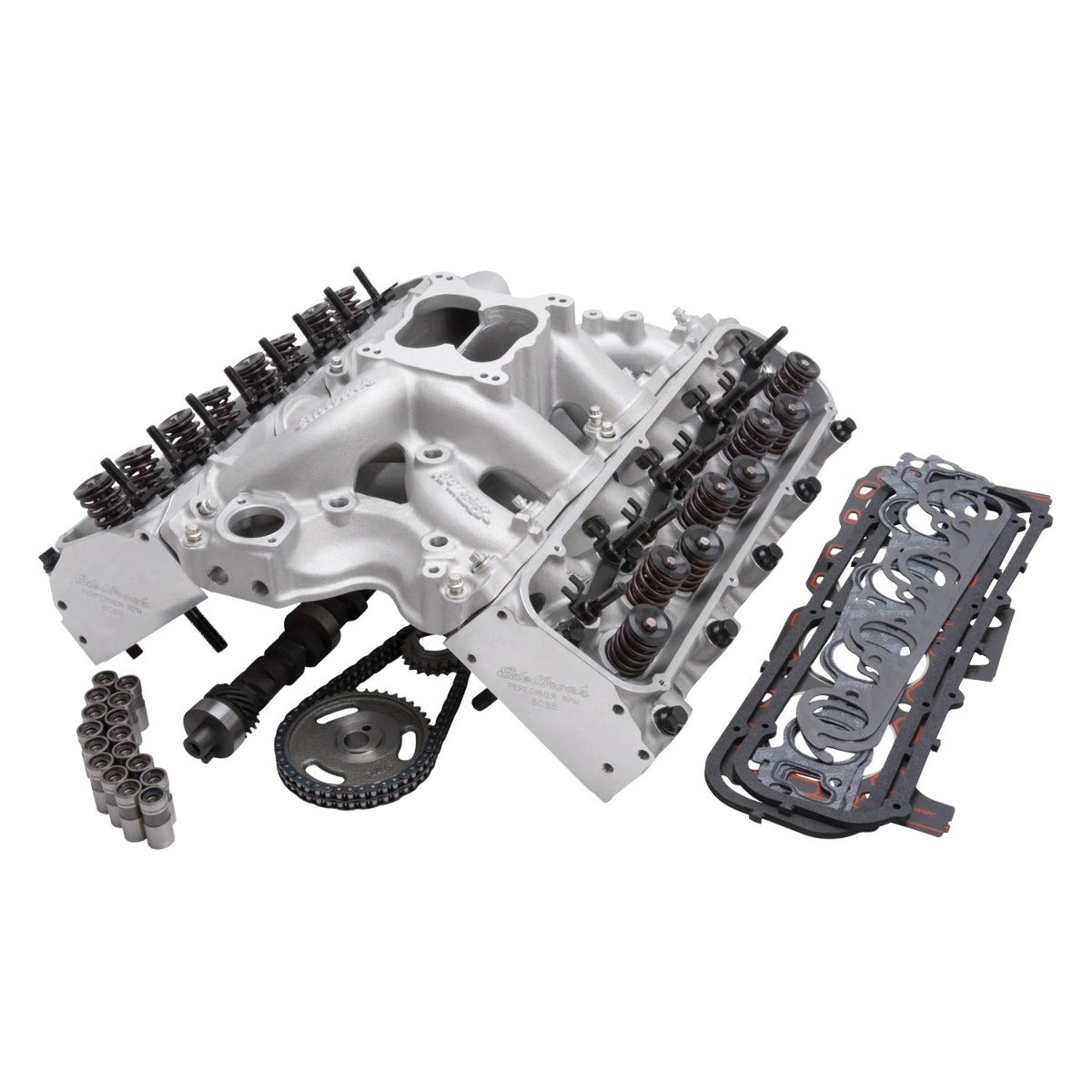 Edelbrock 2045 PWR PKG TOP END KIT RPM FOR 460-522 BBF 1968-87 500+HP