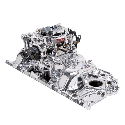 Edelbrock Single-Quad Manifold and carb Kit for Big-Block Chevy Oval Port PN. 20614
