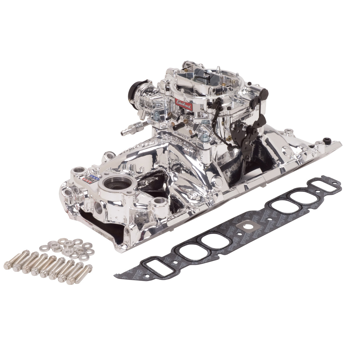 Edelbrock Single-Quad Manifold and carb Kit for Big-Block Chevy Oval Port PN. 20634