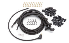 Edelbrock 22701 SPARK PLUG WIRE SET UNIVERSAL 90 DEG BOOTS 8.65mm BLACK WIRE (SET OF 9)