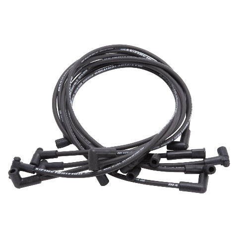Edelbrock 22703 SPARK PLUG WIRE SET SBC 78-86 V8 HEI 500 ohm RESISTANCE BLACK (SET OF 8)