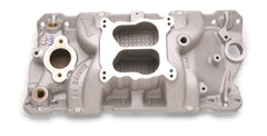 Edelbrock 2504 MANIFOLD SBC 23 DEG MARINE RPM 1955-86 W/BRASS