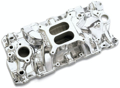 Edelbrock 27011 MANIFOLD, SBC PERFORMER EPS POLISHED