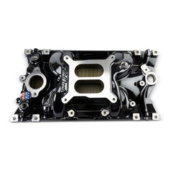 Edelbrock Perf EPS Manifold for Small-Block Chevy Vortec, Black Plasma Finish PN. 2716-BP