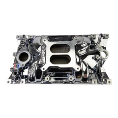 Edelbrock Perf EPS Manifold for Small-Block Chevy Vortec, Chrome Plasma Finish PN. 2716-CP