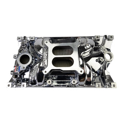 Edelbrock Perf EPS Manifold for Small-Block Chevy Vortec, Chrome Plasma Finish PN. 2716-CP