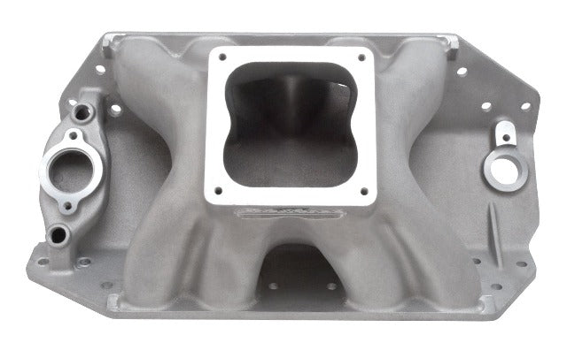 Edelbrock 28001 MANIFOLD BIG VICTOR II BBC W/EDEL PROFILER OR BIG CHIEF HDS DOMINATOR SHORT DECK