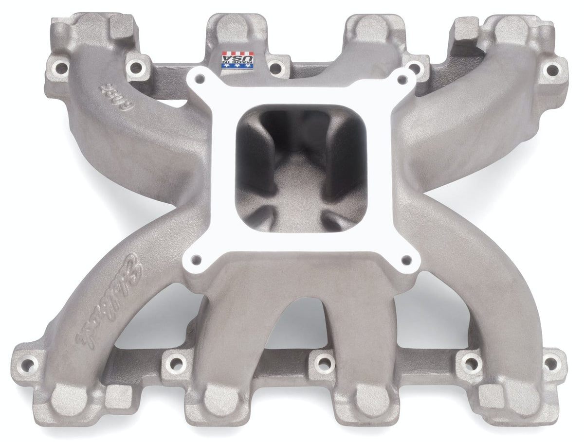 Edelbrock 28097 INTAKE MANIFOLD SUPER VICTOR GM LS1 W/CARBURETOR (MANIFOLD ONLY)
