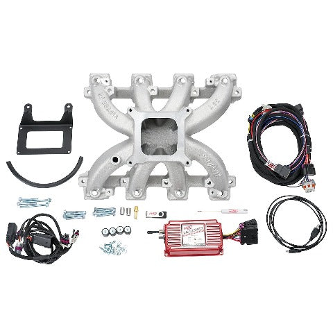 Edelbrock 28456 MANIFOLD VICTOR JR GM GEN IV L76/L92/LS3 CARBURETED APPL W/TIMING CONTROL MODULE