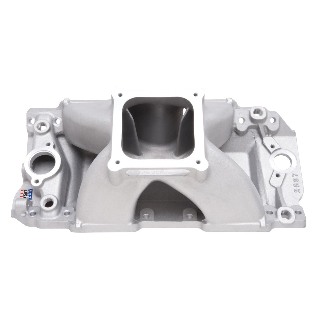 Edelbrock 28972 MANIFOLD BBC TALL DECK SUPER VICTOR II (632) CNC PORT MATCHED FOR 60409 HEADS