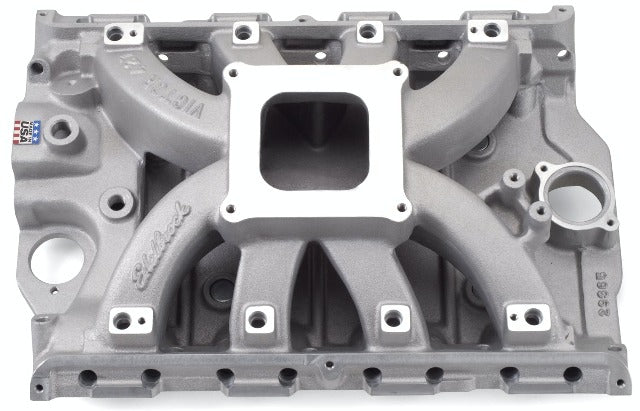 Edelbrock 29365 390-428 FORD VICTOR FE EFI INTAKE W/ SQR BORE(4150) MNTNG FLNG