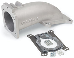 Edelbrock 3847 EFI INTAKE ELBOW ULTRA LOW PROFILE UNIVERSAL 90MM TB TO 4150 FLANGE