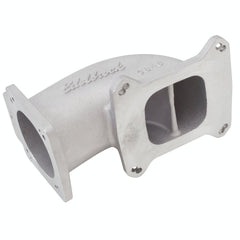 Edelbrock 3848 Low Profile Universal Intake Elbow - 90mm T.B. to 4150 Flange