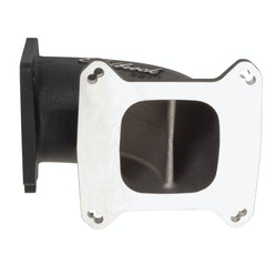 Edelbrock 38493 EFI INTAKE ELBOW VICTOR UNIVERSAL 95MM TB 4150 FLANGE TALL PROFILE W/BLK