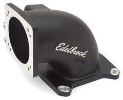 Edelbrock 38493 EFI INTAKE ELBOW VICTOR UNIVERSAL 95MM TB 4150 FLANGE TALL PROFILE W/BLK