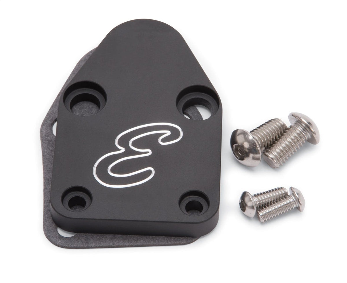 Edelbrock 4020 Fuel Pump Block-Off Plates for Small-Block Chevy