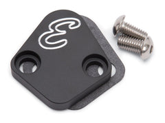 Edelbrock 4021 FUEL PUMP BLOCK OFF PLATE BBC BILLET ALUMINUM