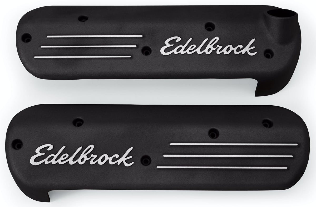 Edelbrock 41183 COIL COVER GM GEN III LS1 BLK POWDER