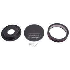 Edelbrock 41613 A/C VICTOR SERIES 14 ROUND SINGLE 4 BBL DIE CAST ALUM LID W/BLK POWDER COAT