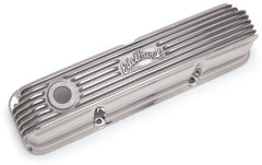 Edelbrock 4162 VALVE COVER, CLASSIC ALUMINUM FORD FE, POLISHED
