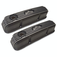 Edelbrock 41623 VC CLASSIC FINNED ALUM FORD FE BLK TEXTURE POWDER COAT FINISH