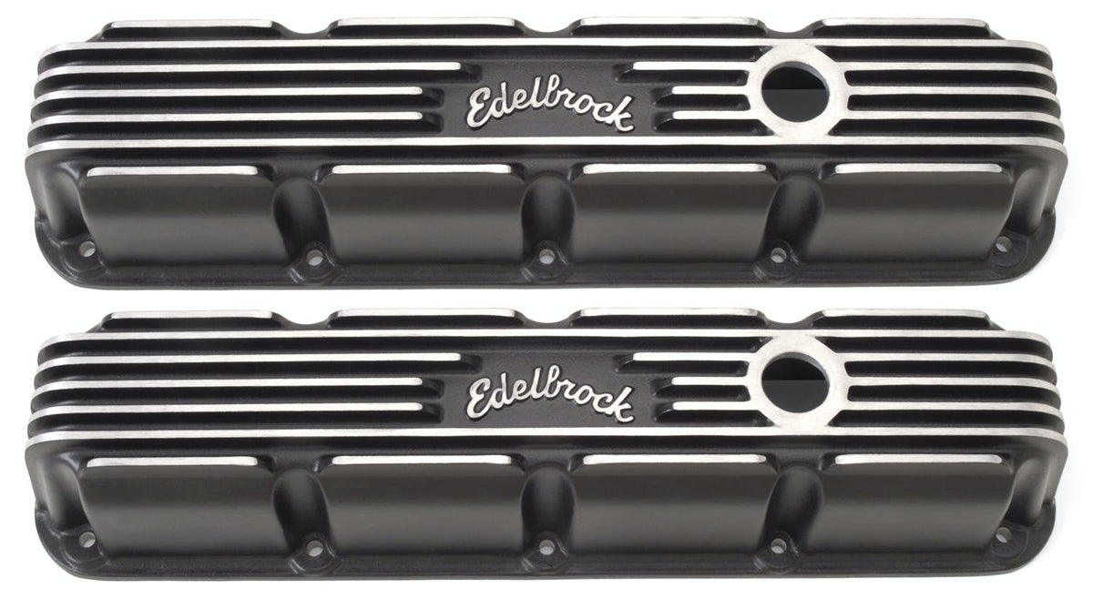 Edelbrock 41773 Classic Series Valve Cover for SB Chrysler Magnum