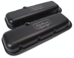 Edelbrock 41813 V/C VICTOR SERIES BBC LOW PROFILE DIE CAST V/C W/BLK POWDER COAT TEXTURE FINISH