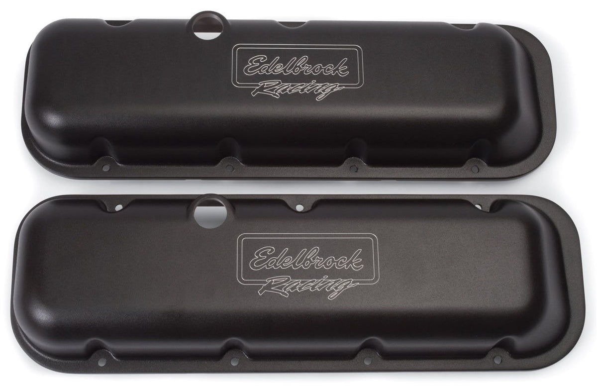 Edelbrock 41813 V/C VICTOR SERIES BBC LOW PROFILE DIE CAST V/C W/BLK POWDER COAT TEXTURE FINISH