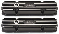 Edelbrock 41923 V/C CLASSIC FINNED ALUM BB CHRYSLER 383/440 BLK FINISH