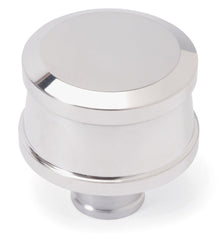 Edelbrock 4213 Push-in Round Billet Aluminum Breather - Polished