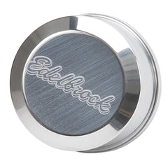 Edelbrock 4213 Push-in Round Billet Aluminum Breather - Polished