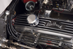 Edelbrock 4213 Push-in Round Billet Aluminum Breather - Polished