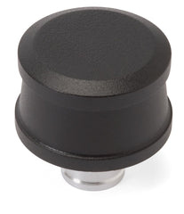 Edelbrock 42133 VICTOR SERIES BREATHER FOR VC ROUND PUSH IN ALUM W/BLK POWDER COAT FINISH