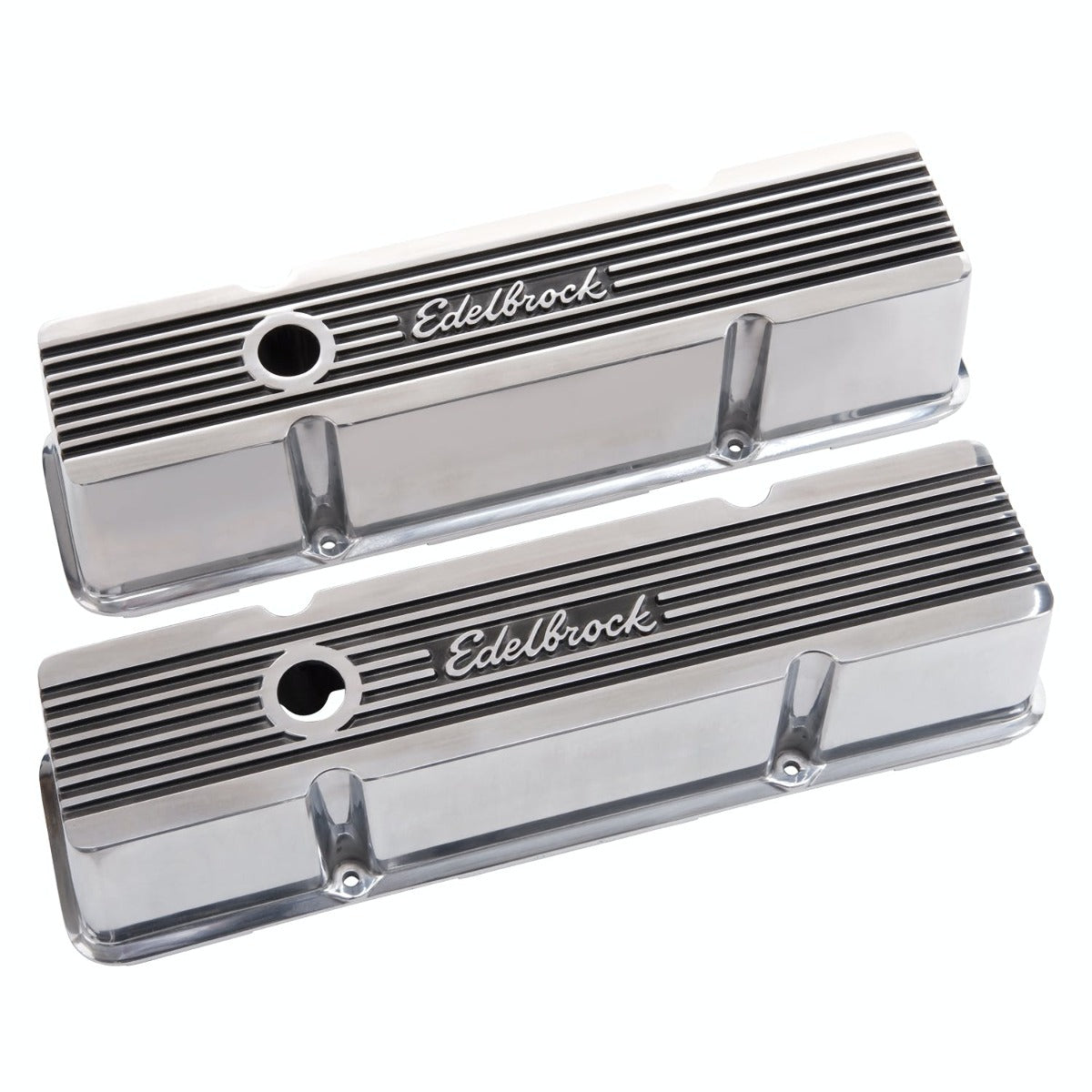Edelbrock 4263 Elite II Valve Covers for Chevy 262-400 V8 1959-86.