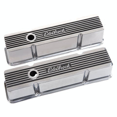 Edelbrock 4263 Elite II Valve Covers for Chevy 262-400 V8 1959-86.
