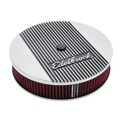 Edelbrock 4268 Elite 2 Series Polished 14 Round Air Cleaner - 3 Pro-Flo Element