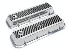 Edelbrock 4275 Elite II Valve Covers for Chevy Big-Block V8 1965 and Later.