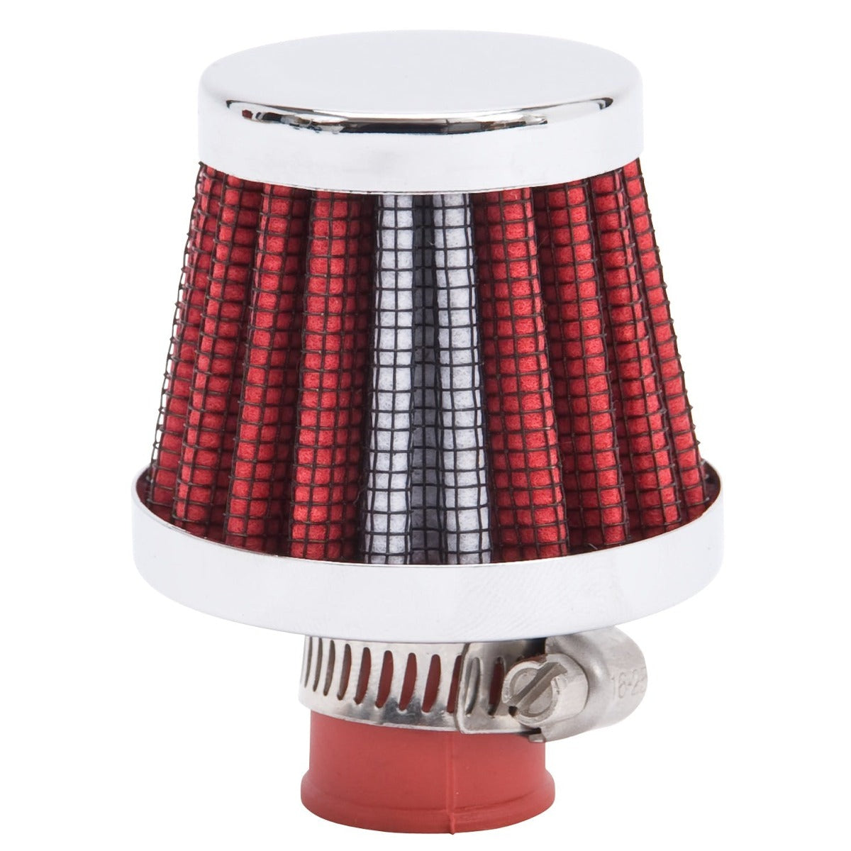 Edelbrock 43511 Conical Valve Cover Breather with 9mm Inlet in Red Element