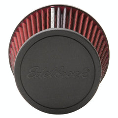 Edelbrock 43651 Pro-Flo Universal Red Conical Air Filter with 3 Inlet