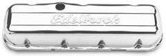 Edelbrock 4480 Signature Series Valve Covers for Chevrolet 396-502 V8 65 and Later