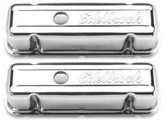 Edelbrock 4486 Signature Series Valve Covers for Buick 3.8L and 4.1L V6 77 and Later