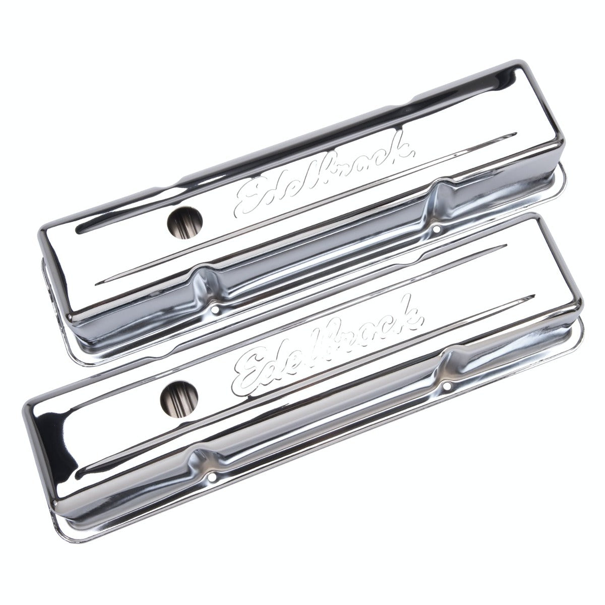 Edelbrock 4649 Signature Series Valve Covers for Chevrolet 262-400 59-86