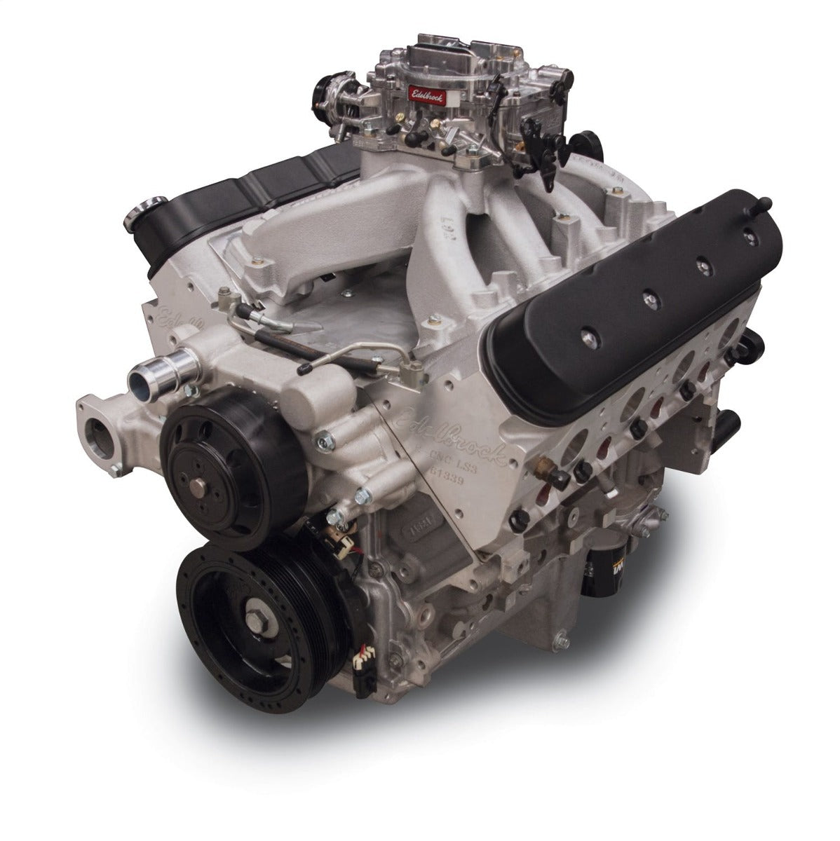 Edelbrock 46726 CRATE ENGINE LS416 VICTOR JR CARBURETED COMPLETE