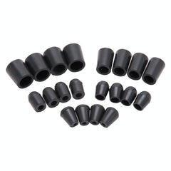 Edelbrock 4804 Vacuum Cap Assortment 1/8, 3/16, 1/4, 5/16 and 3/8 ( Set of 20)