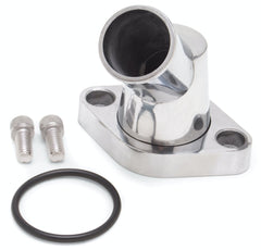 Edelbrock 4817 WATERNECK SBC/BBC 45 DEG TWO-PIECE CAST SWIVEL POLISHED