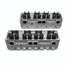 Edelbrock 5085 1pr. CYL HEAD, SBC E-SERIES E-210 64cc FOR HYD FLAT TAPPET CAM COMPLETE